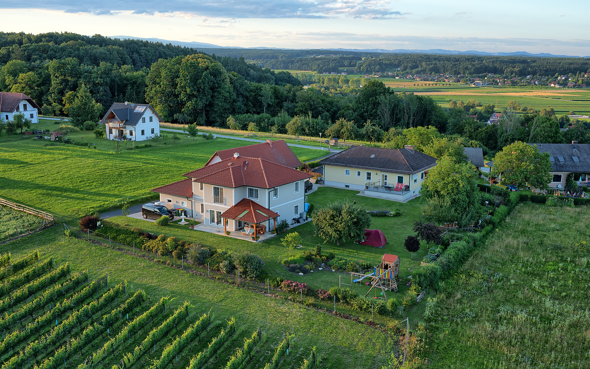 Luftaufnahme Eigenheim